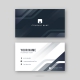 business-card-gray-abstract-logo