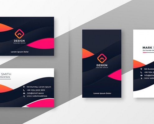 stylish corporate card design for your business