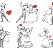 hand-drawn-wedding-couple-collection