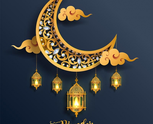 ramadan-kareem-eid-mubarak-greeting-background-islamic-with-gold-patterned-crystals-paper-color-background