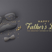 father-s-day-background-with-illustrations-glasses-mustache-3d-tie-black-background