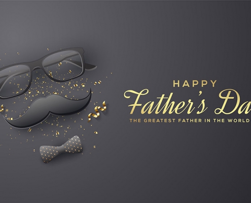 father-s-day-background-with-illustrations-glasses-mustache-3d-tie-black-background