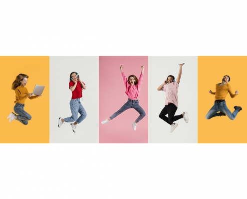people-jumping-collection-collage