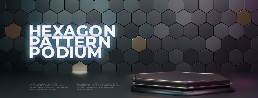 hexagon-3d-podium-product-display